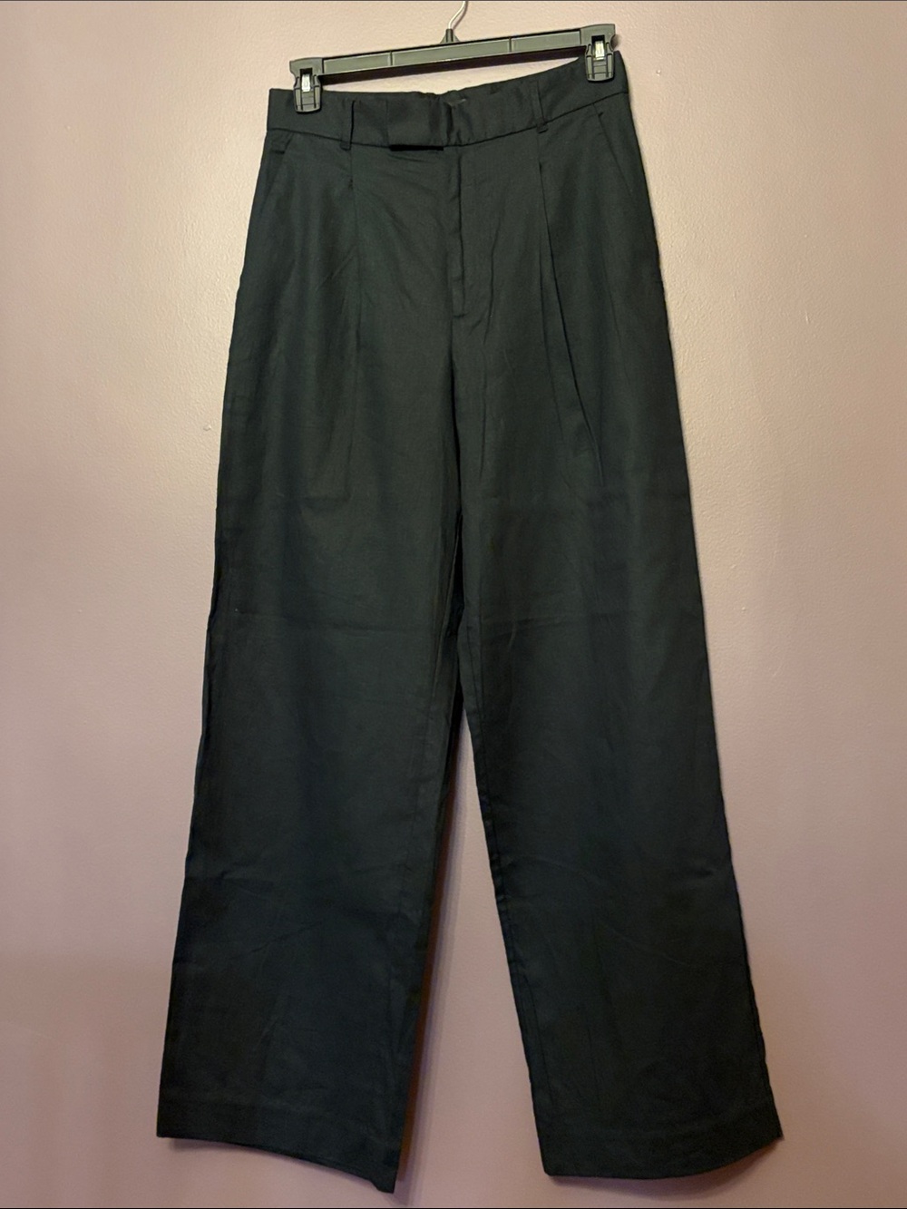Banana Republic Black Wide-Leg Pants women’s size 10 New without tags